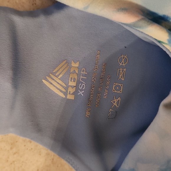 NWT ❗️ RBX two peaces set blue pink flowers size xs - Picture 6 of 15